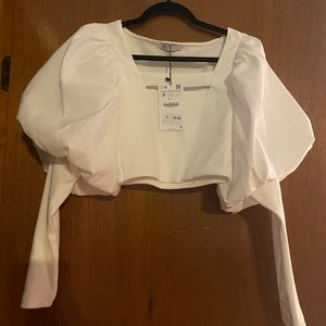 Zara puff sleeve top